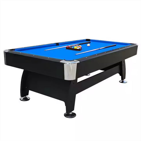 CoolBaby Mass 3-in-1 7FT & 8FT Professional Billiard Pool Table with Table Tennis Top β Blue Felt, Full Accessories β For Home, Bar, Office & Clubs