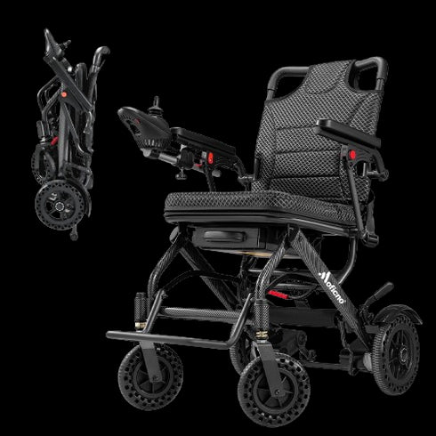 Coolbabymass 34lb Foldable Electric Wheelchair – Dual Motor, Airline Approved