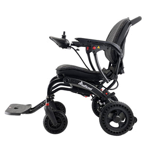 Coolbaby Mass Electric Wheelchair – Ultra-Light 16.8 kg Foldable Aluminum Frame, 12 km Range, 220 lbs Capacity