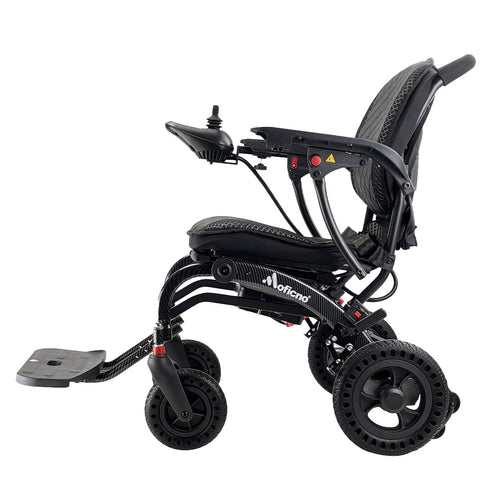 Coolbabymass Electric Wheelchair – Ultra-Light 16.8 kg Foldable Aluminum Frame, 12 km Range, 220 lbs Capacity
