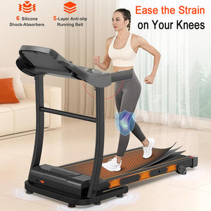 Coolbaby Mass 1.5HP Folding Treadmill for Home with LCD Display & 12 Programs – LZM-PBJ01