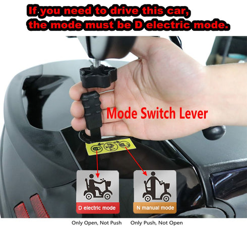 COOLBABY S-01 Portable Electric Scooter for Seniors with Openable Handrail - coolbabymalls