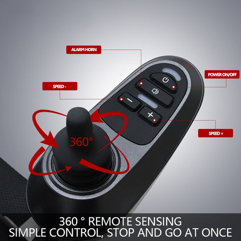 Coolbabymass Electric Wheelchair – 15 Miles Range, Lightweight Folding Power Chair