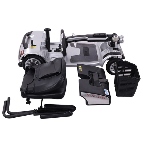 COOLBABY S-01 Portable Electric Scooter for Seniors with Openable Handrail - coolbabymalls