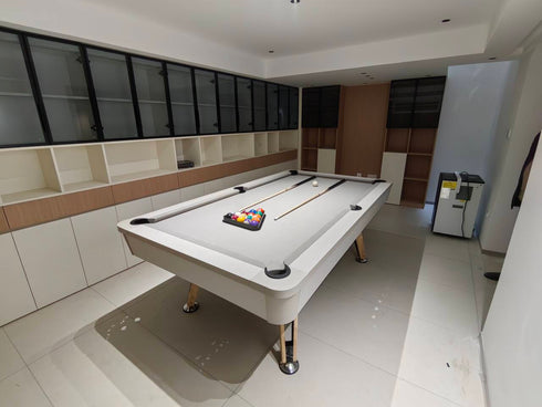 3 in 1 7ft Pool Billiard Table + Household Table Tennis Table + meeting or dining table Multifunction Game Table