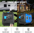 CoolBabyMass - Inverter Generators - 5500-Watt Dual Fuel Portable Inverter Gasoline Generator with Wheel Kit, Remote Electric Start