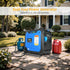 CoolBabyMass - Inverter Generators - 5500-Watt Dual Fuel Portable Inverter Gasoline Generator with Wheel Kit, Remote Electric Start