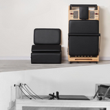 Coolbaby Mass Folding Wooden Pilates Reformer with Adjustable Resistance