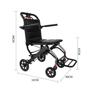 Coolbaby Mass Ultra-Light Foldable Aluminium Travel Wheelchair DGMT-105