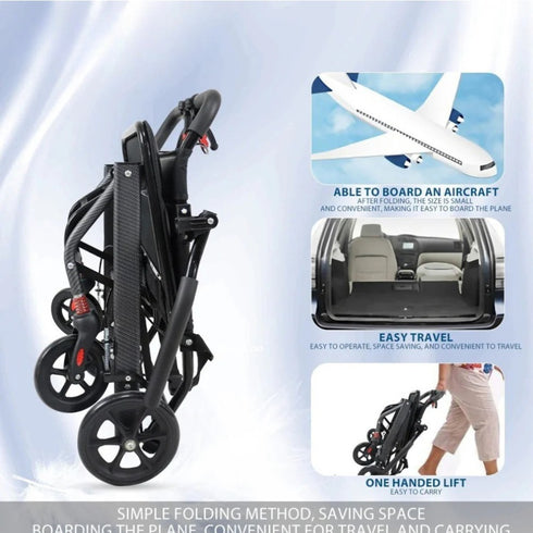 Coolbabymass Ultra-Light Foldable Aluminium Travel Chair DGMT-105
