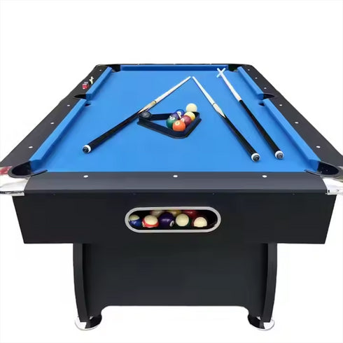 CoolBabyMass - Billiard Table - Coolbabymass 3-in-1 7FT & 8FT Professional Billiard Pool Table with Table Tennis Top – Blue Felt, Full Accessories – For Home, Bar, Office & Clubs