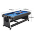 CoolBabyMass - Billiard Table - Coolbabymass 4 in 1 7ft Pool Billiard Table + Household Table Tennis Table + meeting or dining table Multi Function Game Table