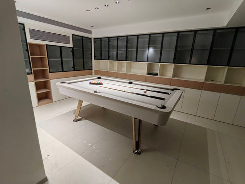 CoolBabyMass - Billiard Table - Coolbabymass 3 in 1 7ft Pool Billiard Table + Household Table Tennis Table + meeting or dining table Multifunction Game Table