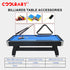 CoolBabyMass - Billiard Table - Coolbabymass 8FT Indoor Billiards Pool Table with Auto Ball Return – Complete Set for Family Game Room & Home Entertainment