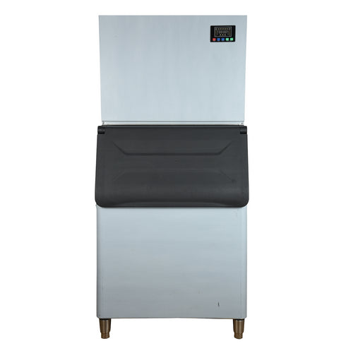CoolBabyMass - Industrial Ice Machine - Coolbabymass Industrial Ice Machine, High-Efficiency Stainless Steel Ice Maker with 720kg Daily Capacity
