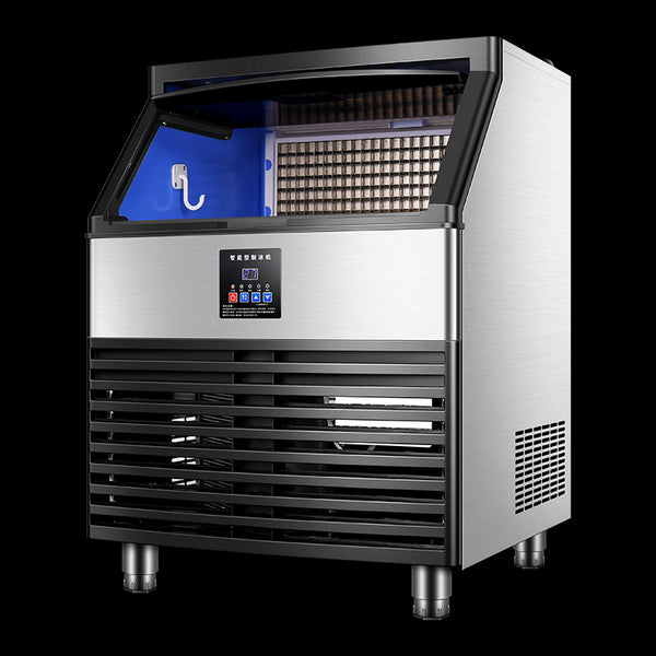 CoolBabyMass - Industrial Ice Machine - Coolbabymass Industrial Ice Machine, Stainless Steel Ice Maker with 240 kg Daily Capacity