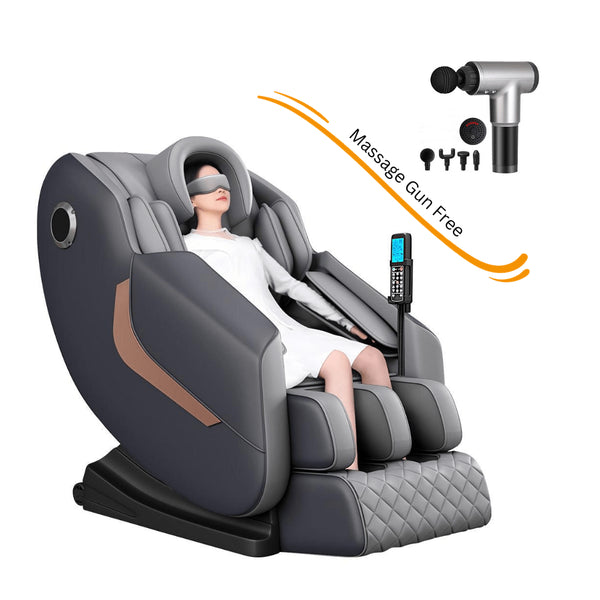 CoolBabyMass - Massage Chair - Coolbabymass AMY-BK6 Premium Zero Gravity Full-Body Massage Chair