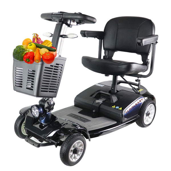 COOLBABY S-01 Portable Electric Scooter for Seniors with Openable Handrail - coolbabymalls