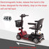 CoolBabyMass - Mobility Scooter - Coolbabymass X-01-AC 4 Wheel Electric Folding Mobility Scooter Portable Electric Scooter
