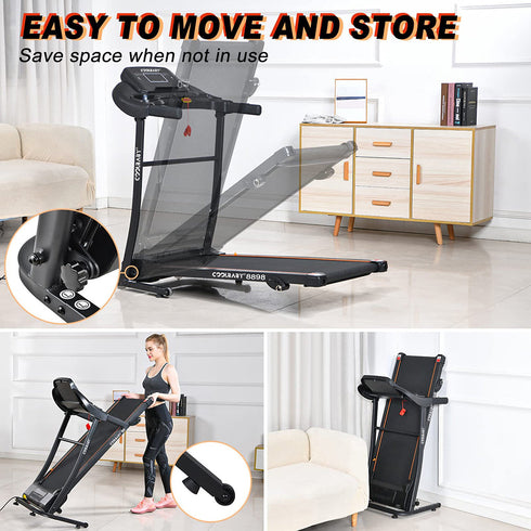 CoolBabyMass - Treadmill - Coolbabymass 1.5HP Folding Treadmill for Home with LCD Display & 12 Programs – LZM-PBJ01