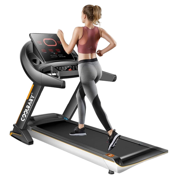 CoolBabyMass - Treadmill - Coolbabymass 4HP Auto Incline Treadmill with Bluetooth Speaker – 150KG Capacity