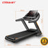 CoolBabyMass - Treadmill - Coolbabymass 4HP Auto Incline Treadmill with Bluetooth Speaker – 150KG Capacity