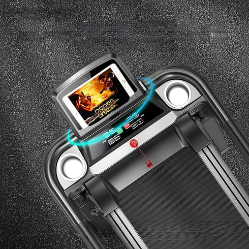 CoolBabyMass - Treadmill - Coolbabymass Foldable Electric Treadmill 2.0HP with LCD Display & 12 Programs for Home Use