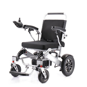 Coolbaby Mass Lightweight Folding Electric Wheelchair with 4-Wheel Drive