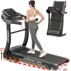 Coolbaby Mass 1.5HP Folding Treadmill for Home with LCD Display & 12 Programs – LZM-PBJ01