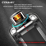 Coolbaby Mass Foldable Electric Treadmill 2.0HP with LCD Display & 12 Programs for Home Use