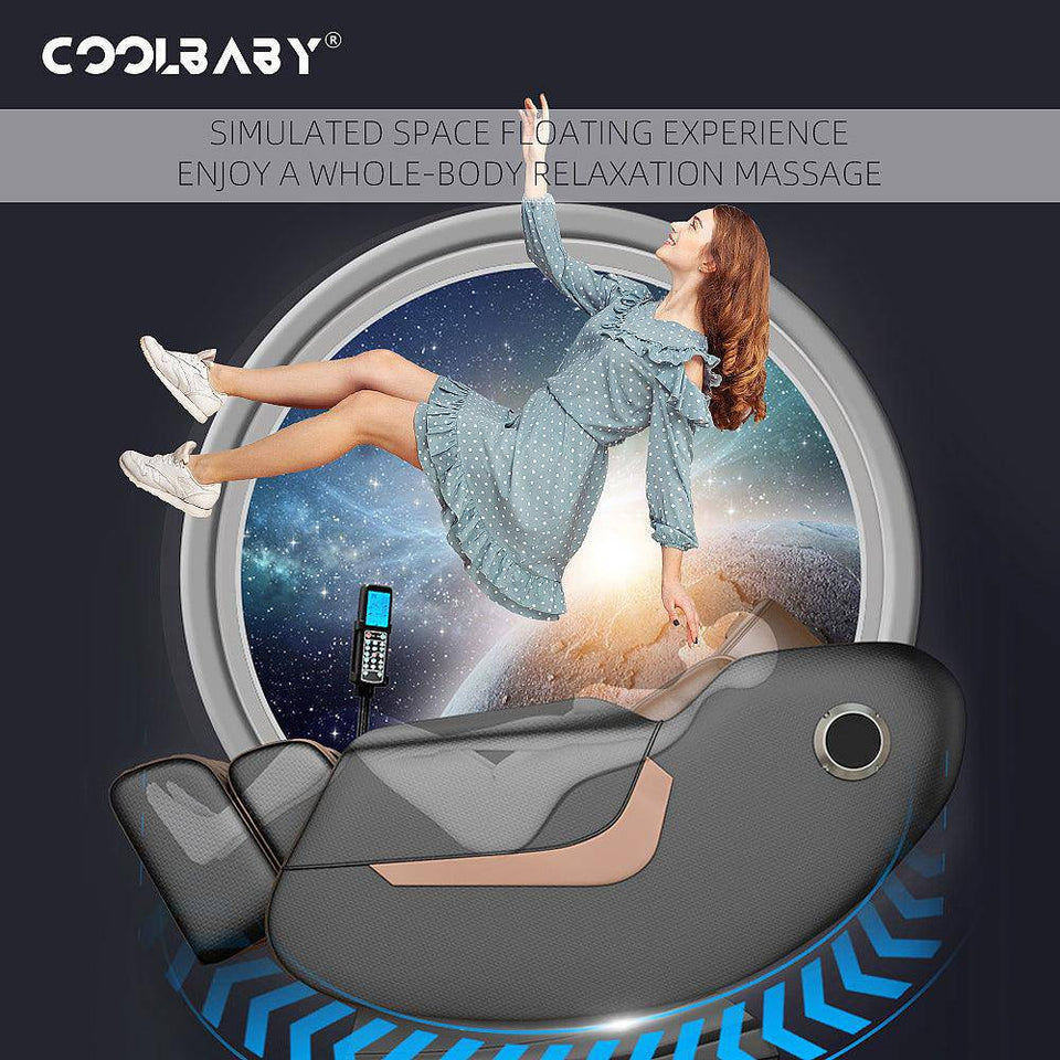CoolbabyMass AMY-BK6 Premium Zero Gravity Full-Body Massage Chair