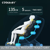 CoolbabyMass AMY-BK6 Premium Zero Gravity Full-Body Massage Chair