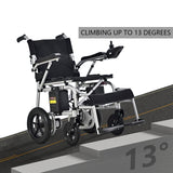Coolbaby Mass Electric Wheelchair – 15 Miles Range, Lightweight Folding Power Chair