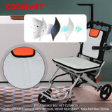 Coolbaby Mass Lightweight Foldable Aluminum Wheelchair for Elderly & Disabled – 9kg Portable Design