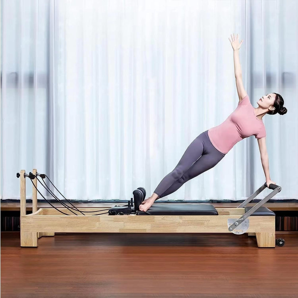 Coolbaby Mass Pilates Reformer Solid Wood Yoga Bed
