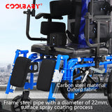 Coolbaby Mass Foldable Pediatric Cerebral Palsy Wheelchair for Children – Adjustable & Lightweight