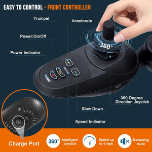 Coolbaby Mass Foldable Electric Wheelchair – Lightweight, Portable, Lithium Battery