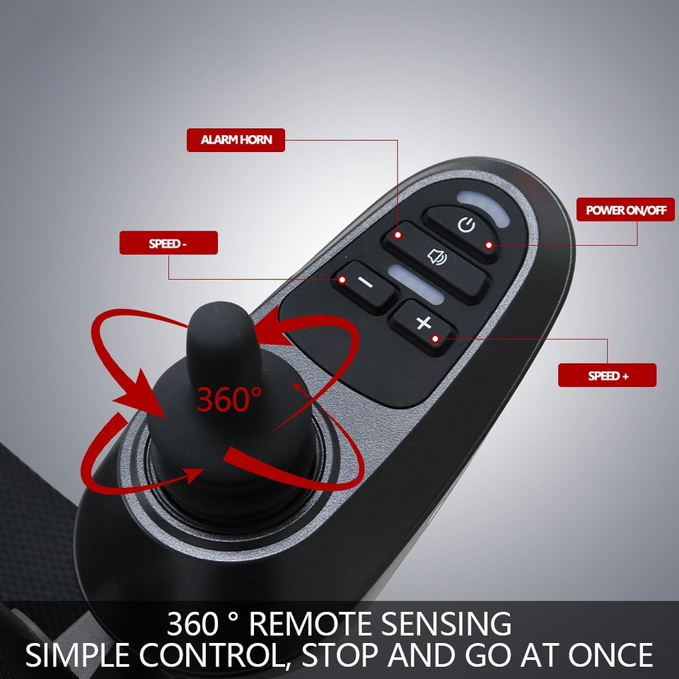 Coolbaby Mass Electric Wheelchair – 15 Miles Range, Lightweight Folding Power Chair