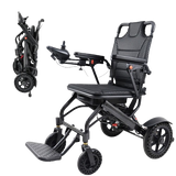 Coolbaby Mass 34lb Foldable Electric Wheelchair – Dual Motor, Airline Approved