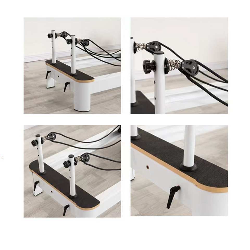 Coolbaby Mass Folding Aluminum Pilates Reformer Yoga Bed – Adjustable & Durable Home Fitness Machine