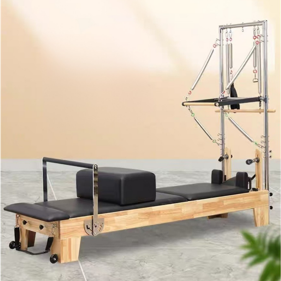 Coolbaby Mass 2-in-1 Pilates Reformer Yoga Bed, Semi-Elevated Steel Frame, Adjustable & Heavy-Duty