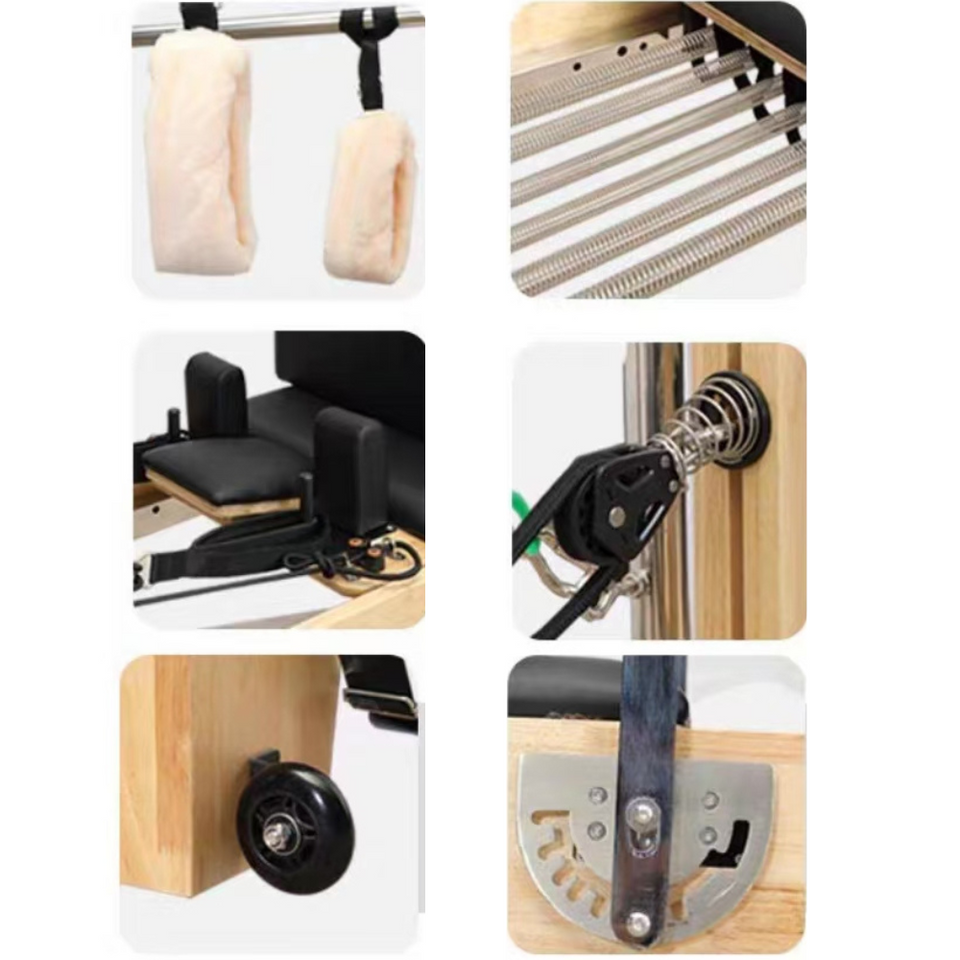 Coolbaby Mass 3-in-1 Pilates Reformer Bed – Home & Gym Exercise Equipment