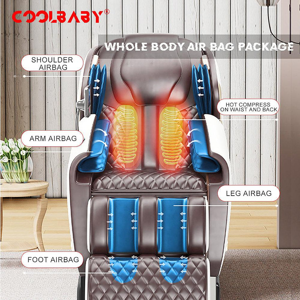 Coolbaby® DDAMY-02 Deluxe Electric Massage Chair with SL Guide Rail - CoolBabyMass