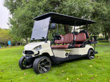 COOLBABY TXV42 A Durable 48V 6 Passenger Golf Cart, Adult 6 Seater Buggy Adventures